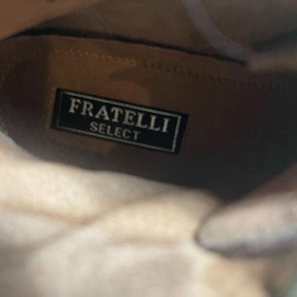 Fratelli Select leather Brown Suede high top lace up  Men’s shoes size 10M - Picture 9 of 10